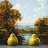 Two Pears with Indian Summer