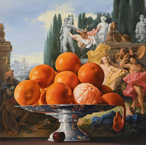 Oranges with Realm of Flora