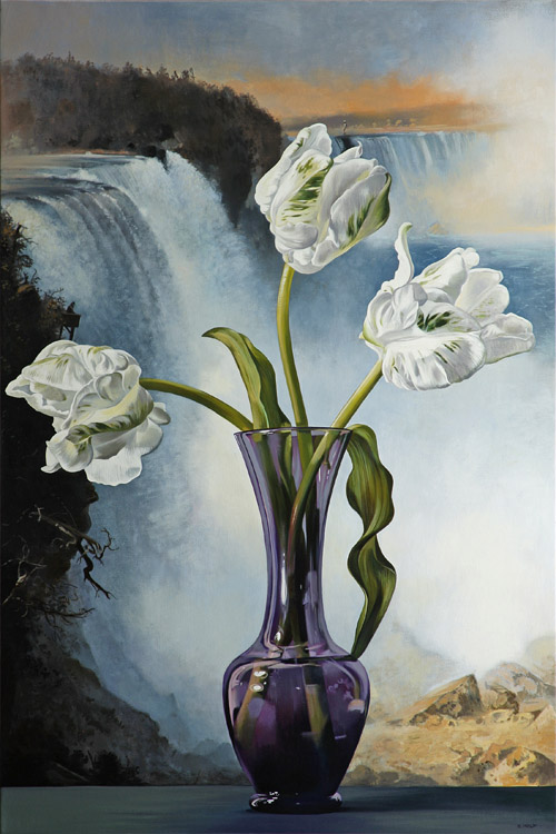 Tulips with Falls